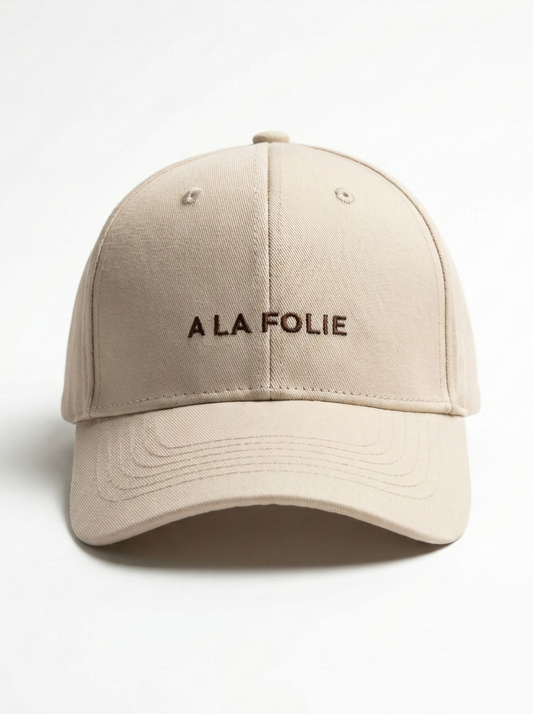 A La Folie Beige Cap